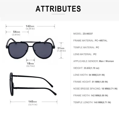 NEW EUROPEAN AND AMERICAN FASHION TOAD SUNGLASS GB-9833B